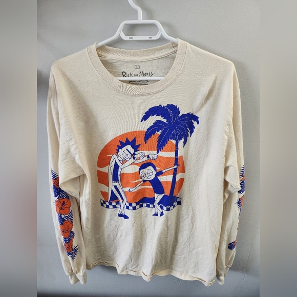 Rick and Morty Long Sleeve Shirt - Large - Picture 3 of 5